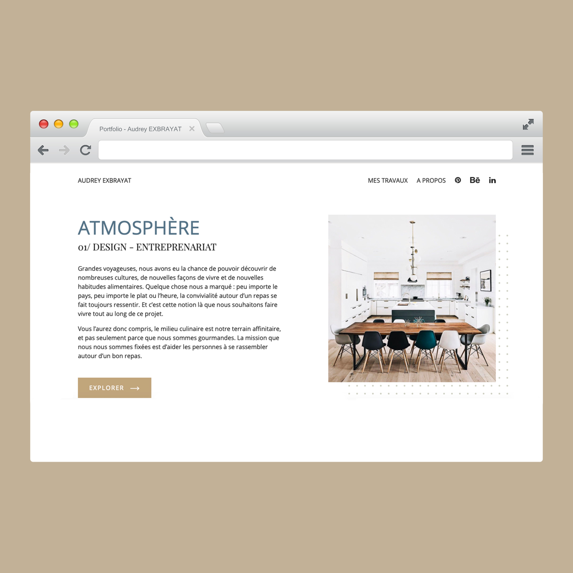 Projet Design - Porfolio
